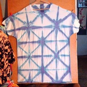 Japanese Shibori dyed 2X tee